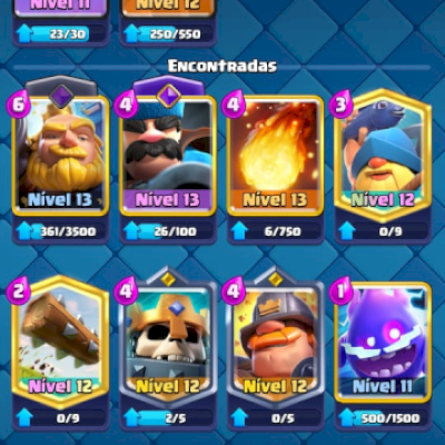 CONTA CLASH ROYALE FULL ACESSO