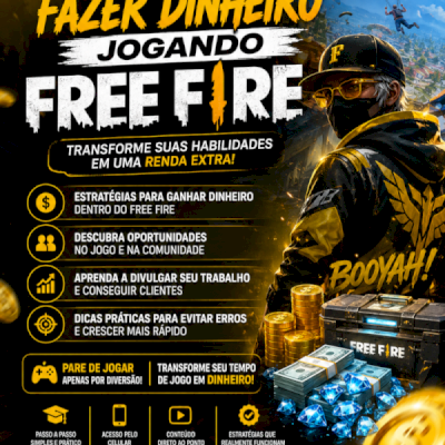 Aprenda a fazer dinheiro jogando FREE FIRE!!!