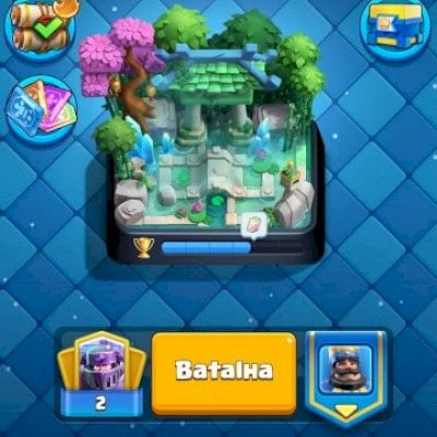 Conta Clash Royale level 43 com torre do rei level 14