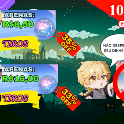 Farm de Primogemas com descontos!!!