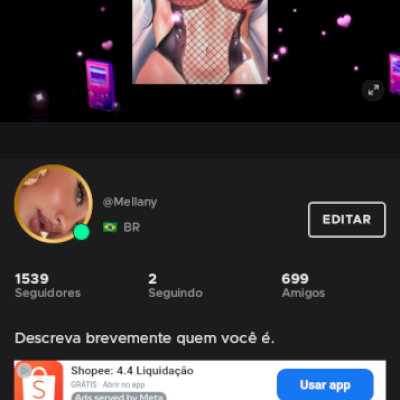 VENDO CONTA IMVU FEMININA RARIDADE