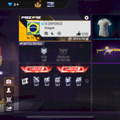 Conta 7 anos itens antigos