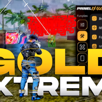 Painel FFH4X Gold Extreme Android - 100% HS Permanente 2026
