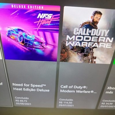 Conta xbox com 5 jogos