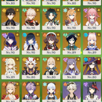 AR60 ENDGAME NEFER COM BISS + DURIN COM BISS + ARLECCHINO + LAUMA + NAHIDA