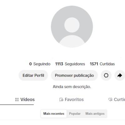 CONTA TIK TOK 1,1K SEG E 1,5K DE CURT (SHOP ATIVO) (VITRINE DAQUI A 30 DIAS)