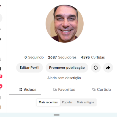 CONTA TIK TOK 2,6K DE SEG E 4K DE CURTIDAS (SHOP DAQUI A 30 DIAS) CONTAS TIK TOK