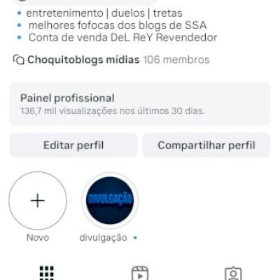 Instagram com 9K seguidores BR reais orgânico, engajada 136k (Leia a descrição)