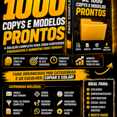 +1000 COPYS E MODELOS PRONTOS – Copie, Cole e Venda Mais! 🔥