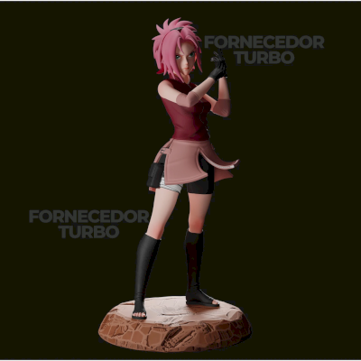 Sakura Haruno 3D - Arquivo .Stl Para Impressão 3D