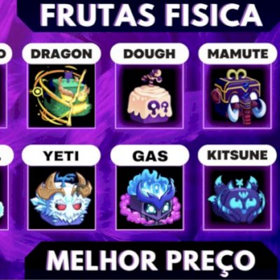 FRUTAS DE BLOX FRUTIS!! MAIS BARATAS ! DA DG SEM ERRO DE SENHA) (Control Update)