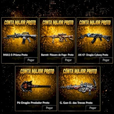 CONTA MAJOR + VIP PROTO BARATÍSSIMA OPORTUNIDADE ÚNICA