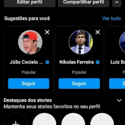 Venda de conta vazia