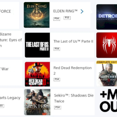 Conta psn com Elden Ring, Jump Force, Hogwarts Legacy, Sekiro e muitos outros.