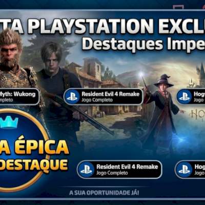 CONTA PSN - BLACK MYTH WUKONG + HOGWARTS LEGACY+ RE4 REMAKE