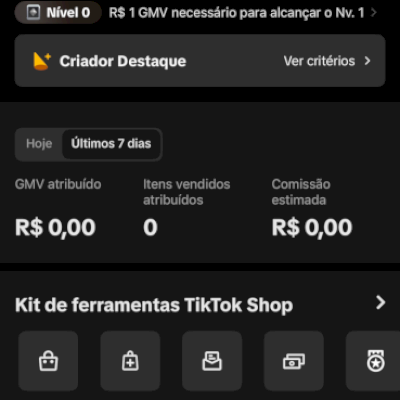 Conta do Tiktok