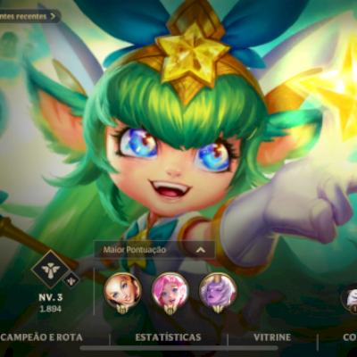Conta Wild Rift, 5 míticas, 29 lendárias, 90 champs, nível 131, 161 skins