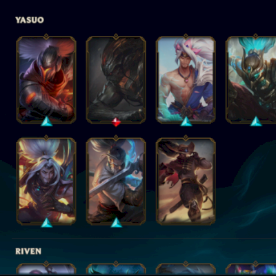 Conta league of legends Com 232 skins