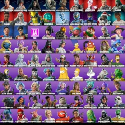 Conta Fortinite | 81 skins | Sub-Zero (MK3) | Homer Simpson | Superman