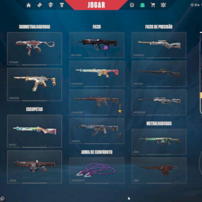 📌 CONTA VALORANT (15 Skins) Faca + Vandal + Phantom