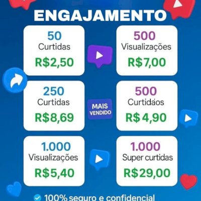 CURTIDAS E VISUALIZAÇÕES DO INSTAGRAM