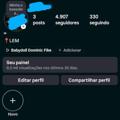 CONTA INSTAGRAM 4K - QUASE 5