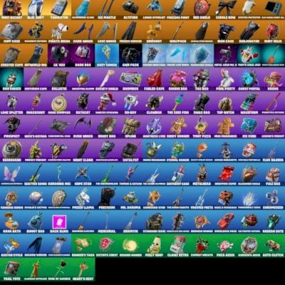 CONTA FORTNITE OG ROYALE BOMBER,BLUE TEAM LEADER E ORANGE JUSTICE CAP 1 | S2