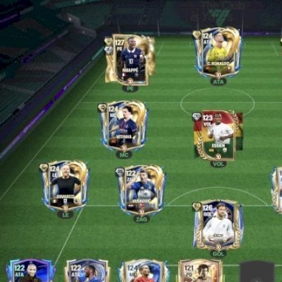 Conta eafc mobile geral 124 com mais de 190 mil jóias