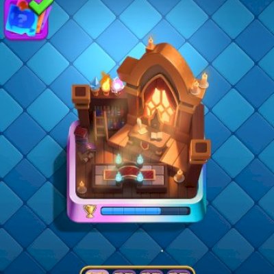 Vendo clash royale no level 15 do rei