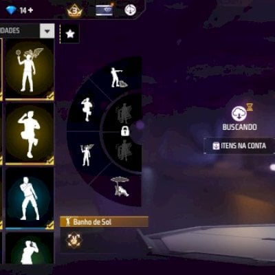 Conta de free fire  para vender