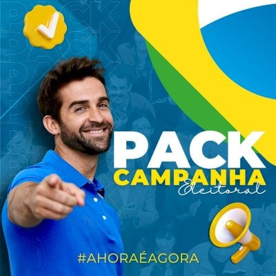 Pack Campanha Eleitoral 2024 - Potencialize e eleve a qualidade de sua campanha!