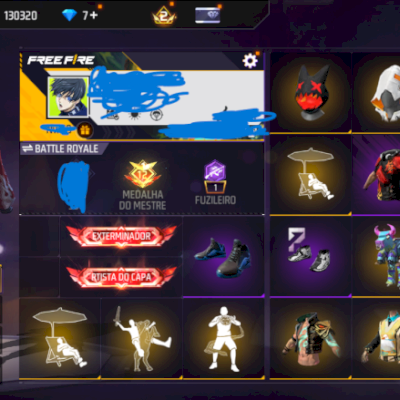 CONTA FREE FIRE | SKINS RARAS | ARMAS ATRIBUTADAS | 100% FULL ACESSO