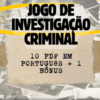 Jogo - Investigação Criminal Famosinho 10 PDFs + Bônus - Entrega Imediata