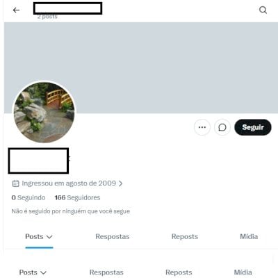 CONTA BR 2009 X Twitter + Acesso ao email + Conta segura + Seguidores reais