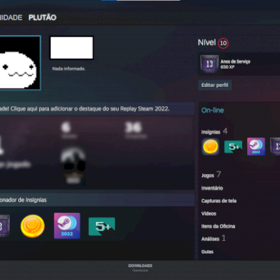 Conta Steam Nivel 10 + CSGO | OURO 1