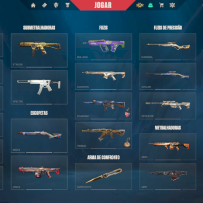Conta Valorant Skins Raras e Limitadas Vandal Champions, Kuronami Skin de Faca!!