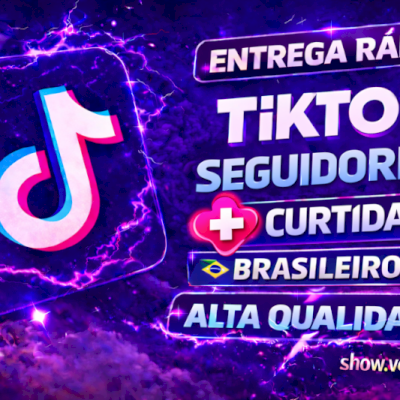 SEGUIDORES TIKTOK + CURTIDAS ★[MENOR PREÇO!]★