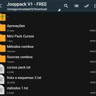 packs com cursos e metodos variados
