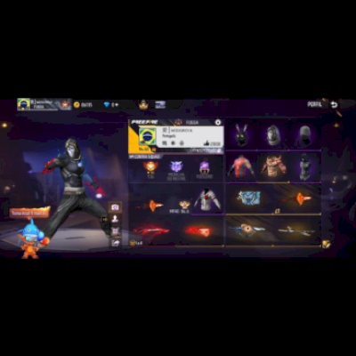 conta ff lvl 60 | completa 💎