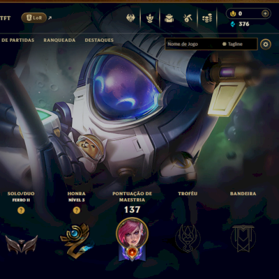 2 Contas League of Legends por uma.