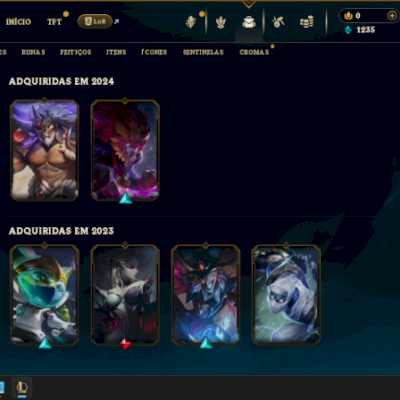 Conta lol baratinha pra sair logo acesso total a email