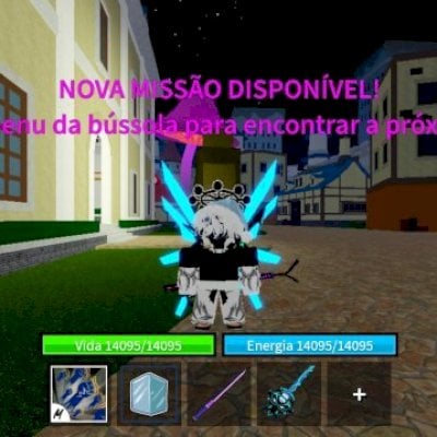 Conta de blox fruit com muitas perma