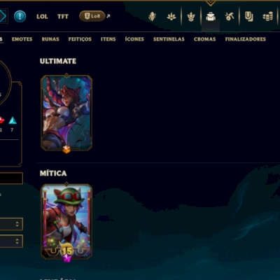 Diamante 4 com 50 Champs e 18 Skins