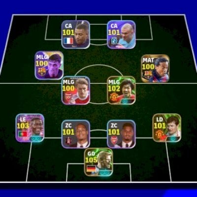 tenho duas contas raras de efootboll