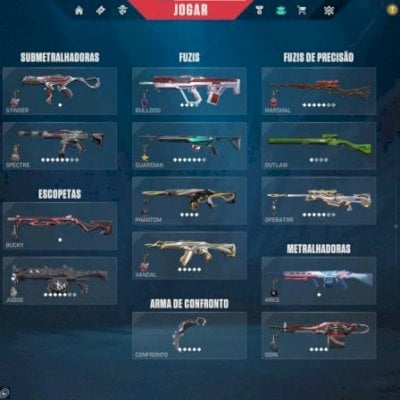 Conta Valorant acesso total,Life peak ascendente 2 com skins de vandal,etc