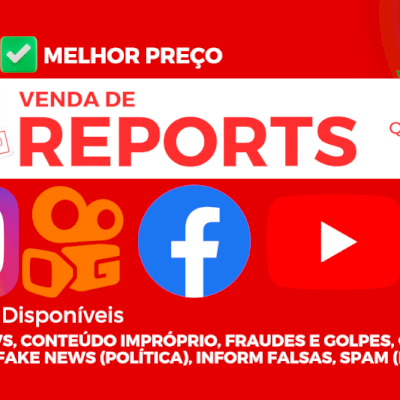 🚫 DENÚNCIAS PRA QUALQUER CONTA OU POST | Instagram Kwai TikTok Facebook YouTube