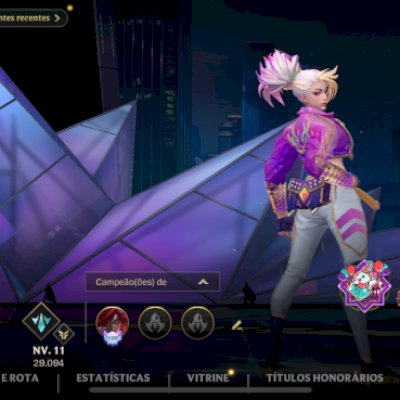 Conta Wild Rift Com 60 Skins e Nível 173