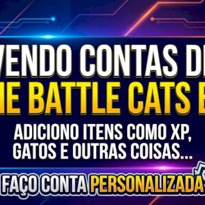 vendo conta de the battle cats br