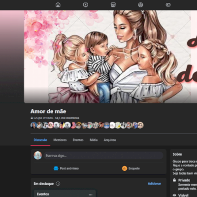 Grupo no Facebook com 14k de seguidores nicho maternidade (Leia a descrição)