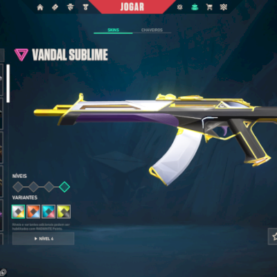 Conta  de valorant(2 vandal,1 phantom e 1 faca)